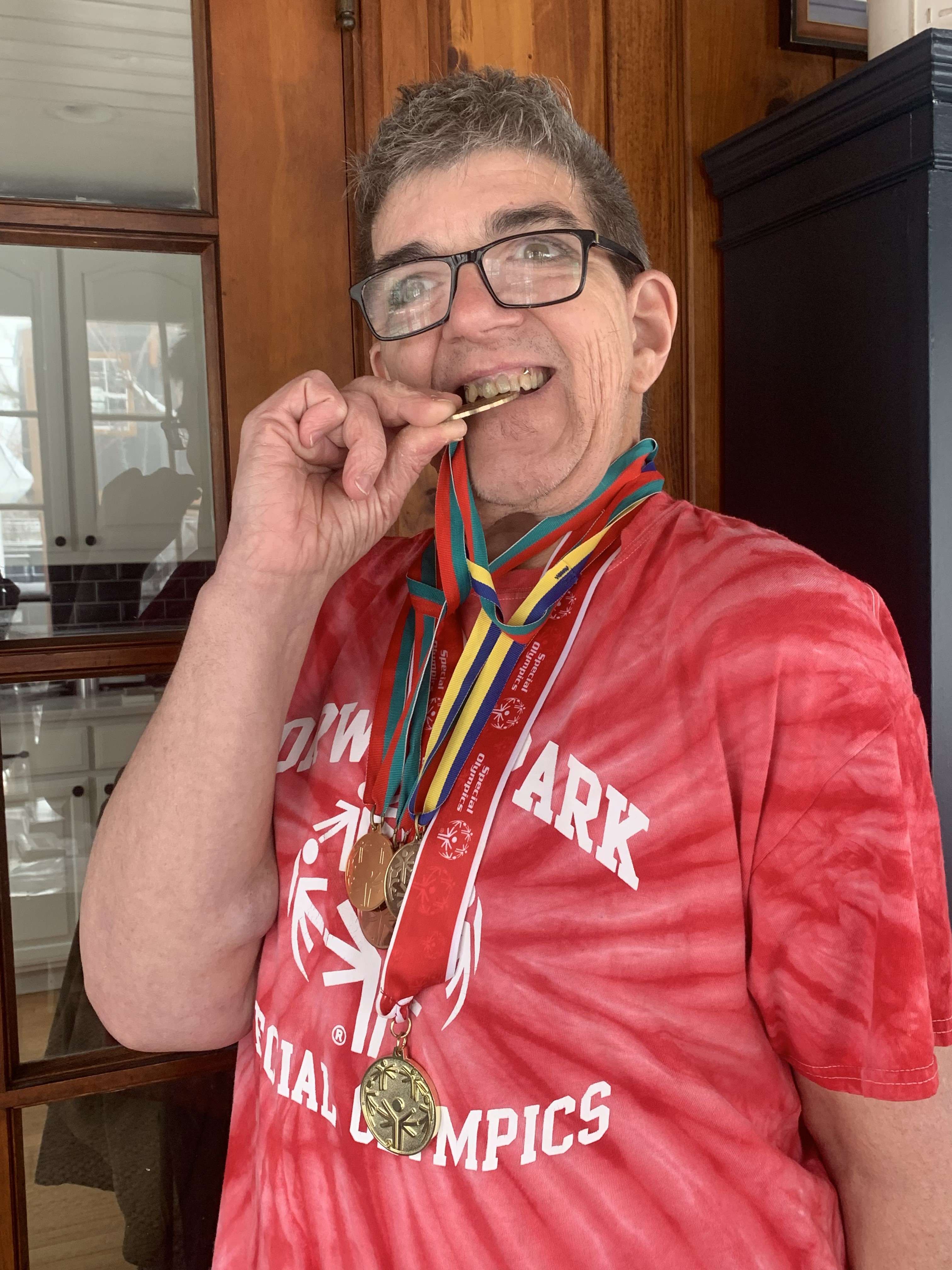Uncle Mike and his medals!!