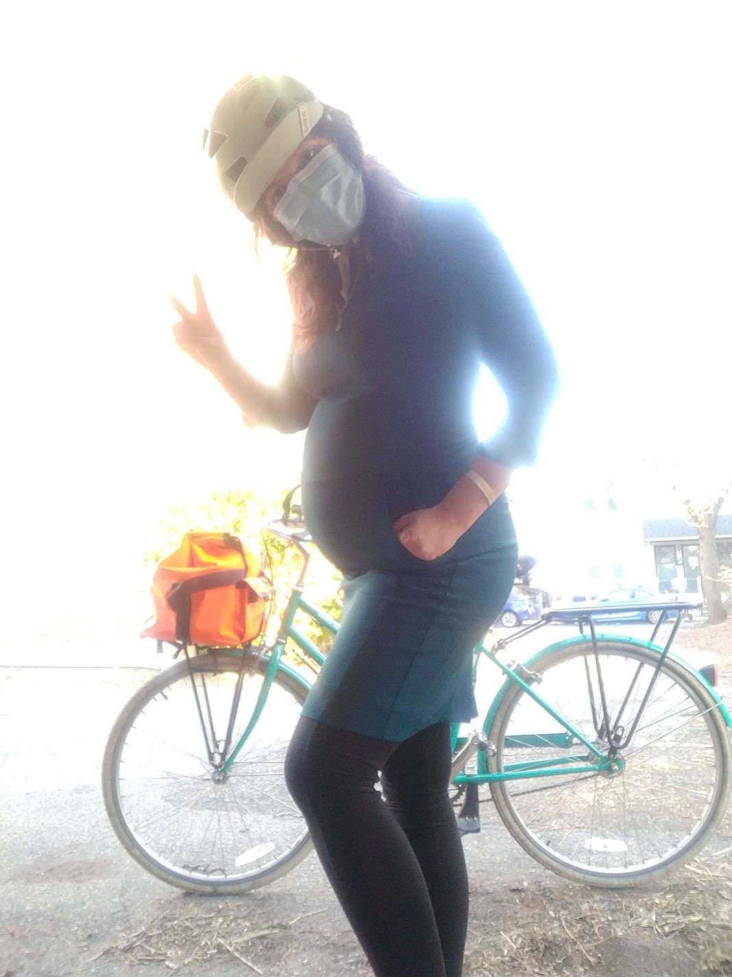 Commuting to work at Massachusetts General Hospital whilst rather pregnant