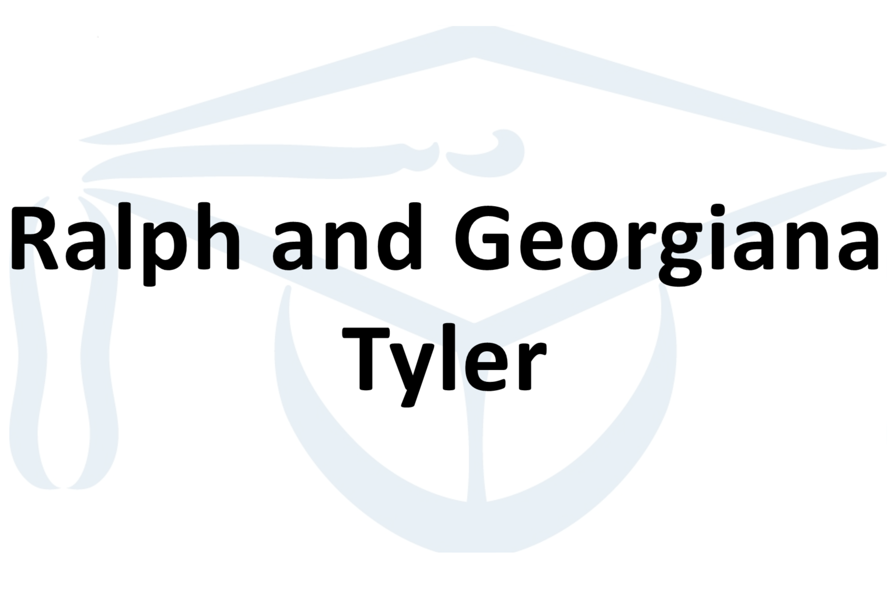 Ralph and Georgiana Tyler