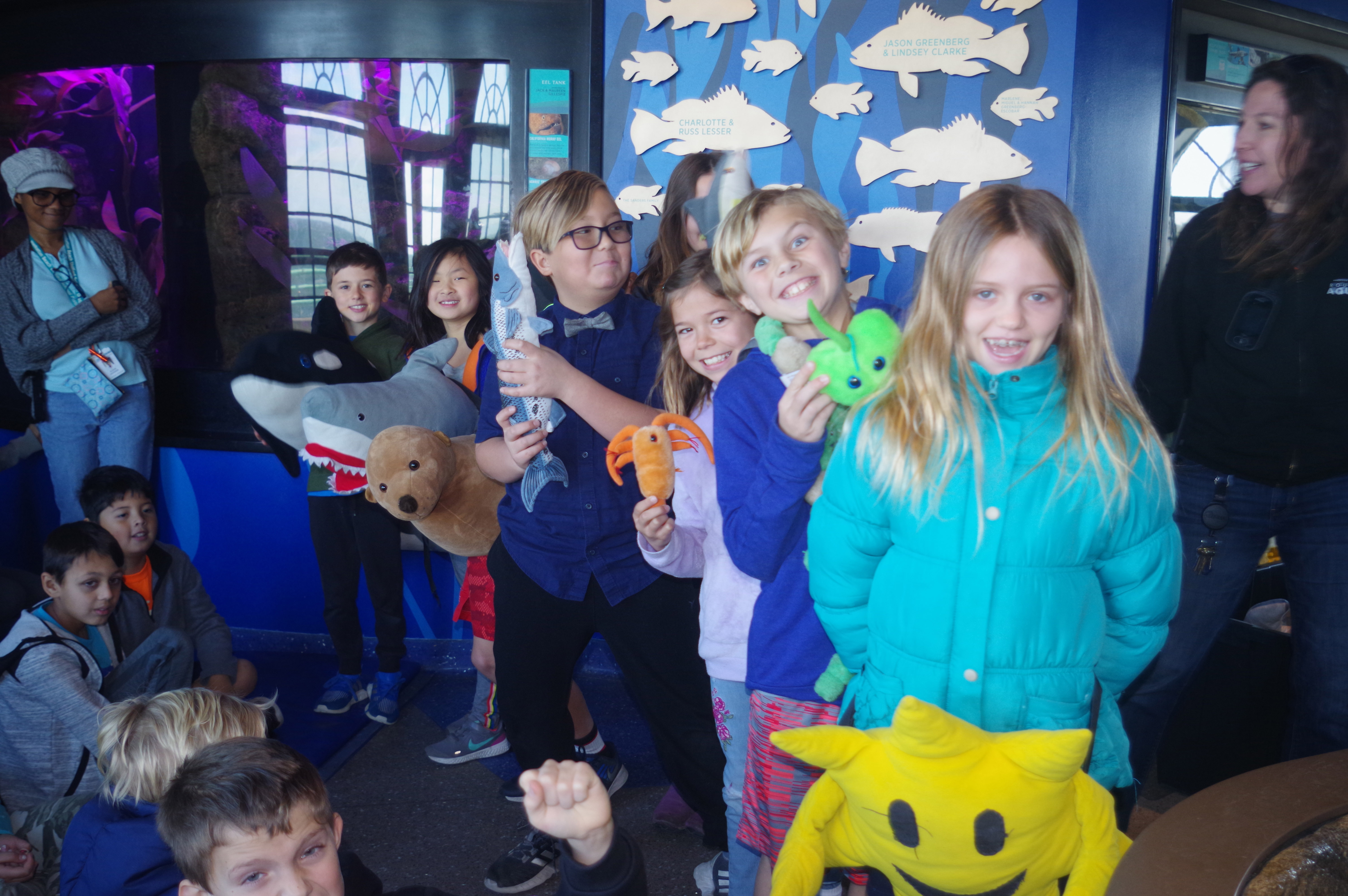 Students learn about the food chain
