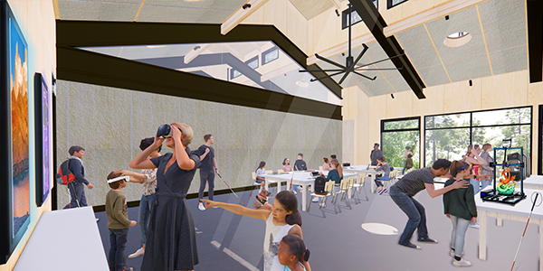 Blind Tech Center Interior