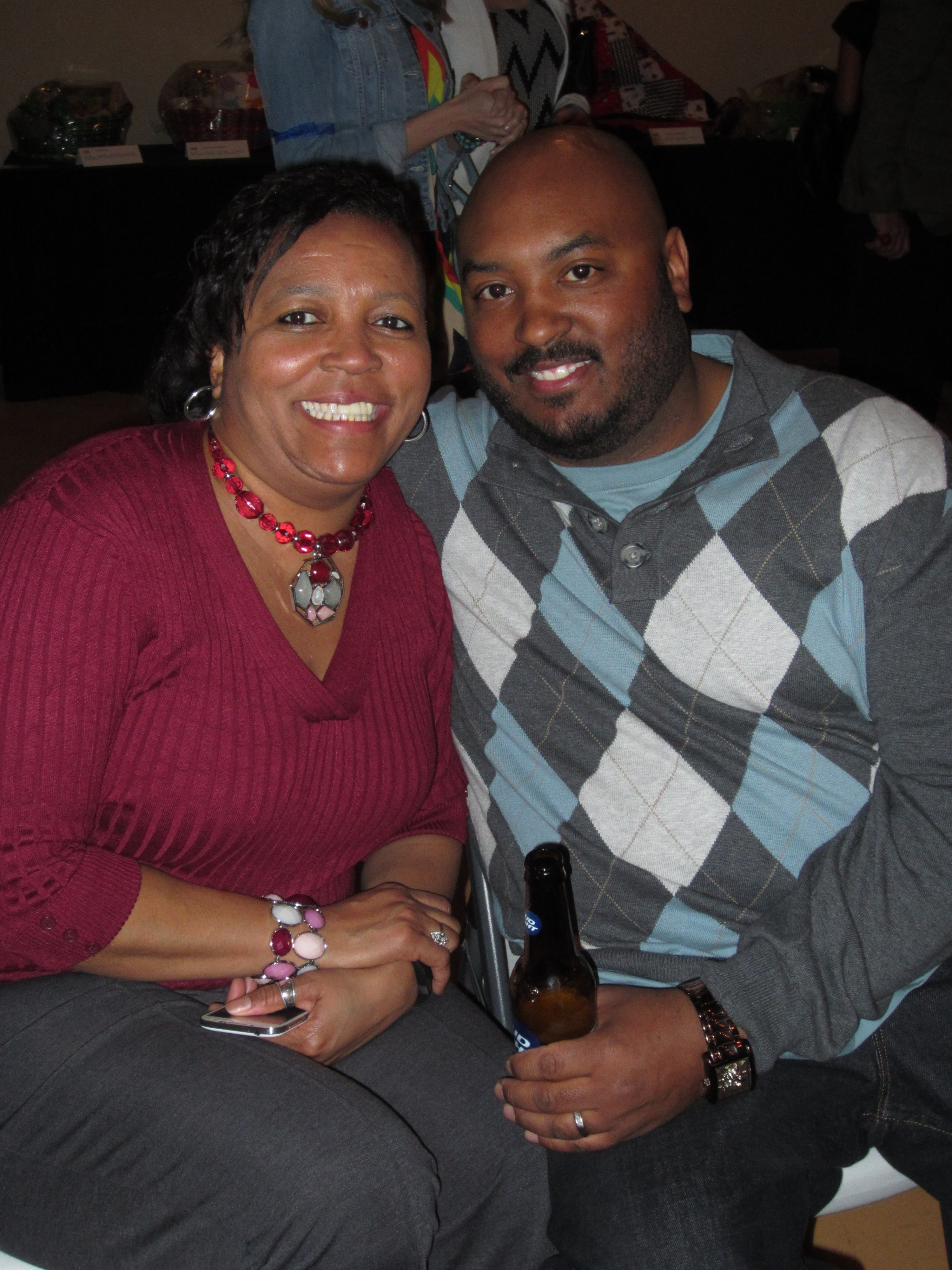 Sherlease and Chanze at Rent Party 2014