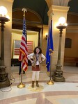 Rachel attending Epilepsy Advocay Day at the MN State Capitol