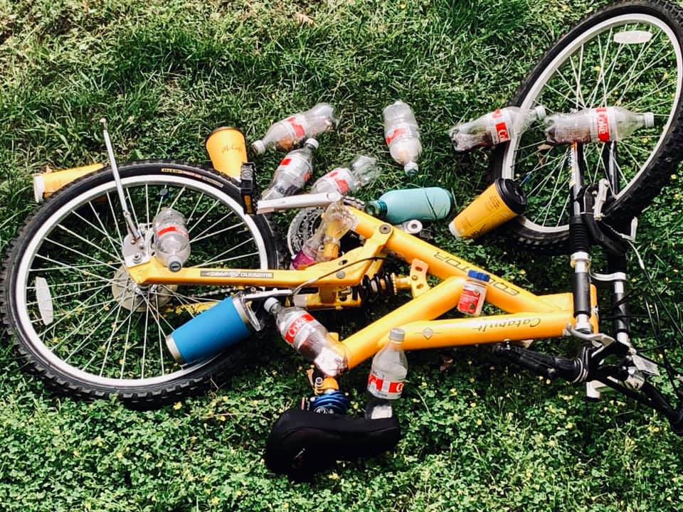 Missy’s bike had a rough weekend!