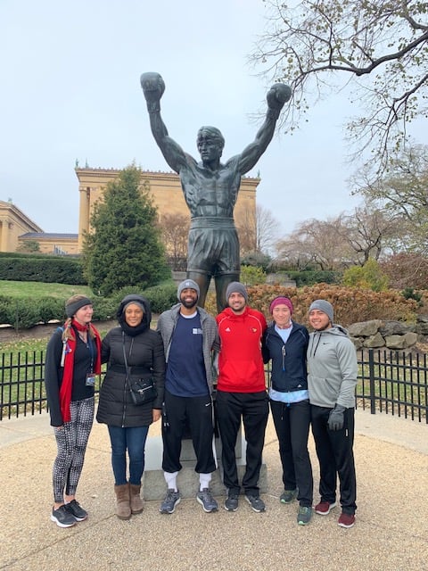 Run for Research 2019 at the finish line