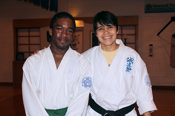 Senpai Yesica with Patrick Willingham