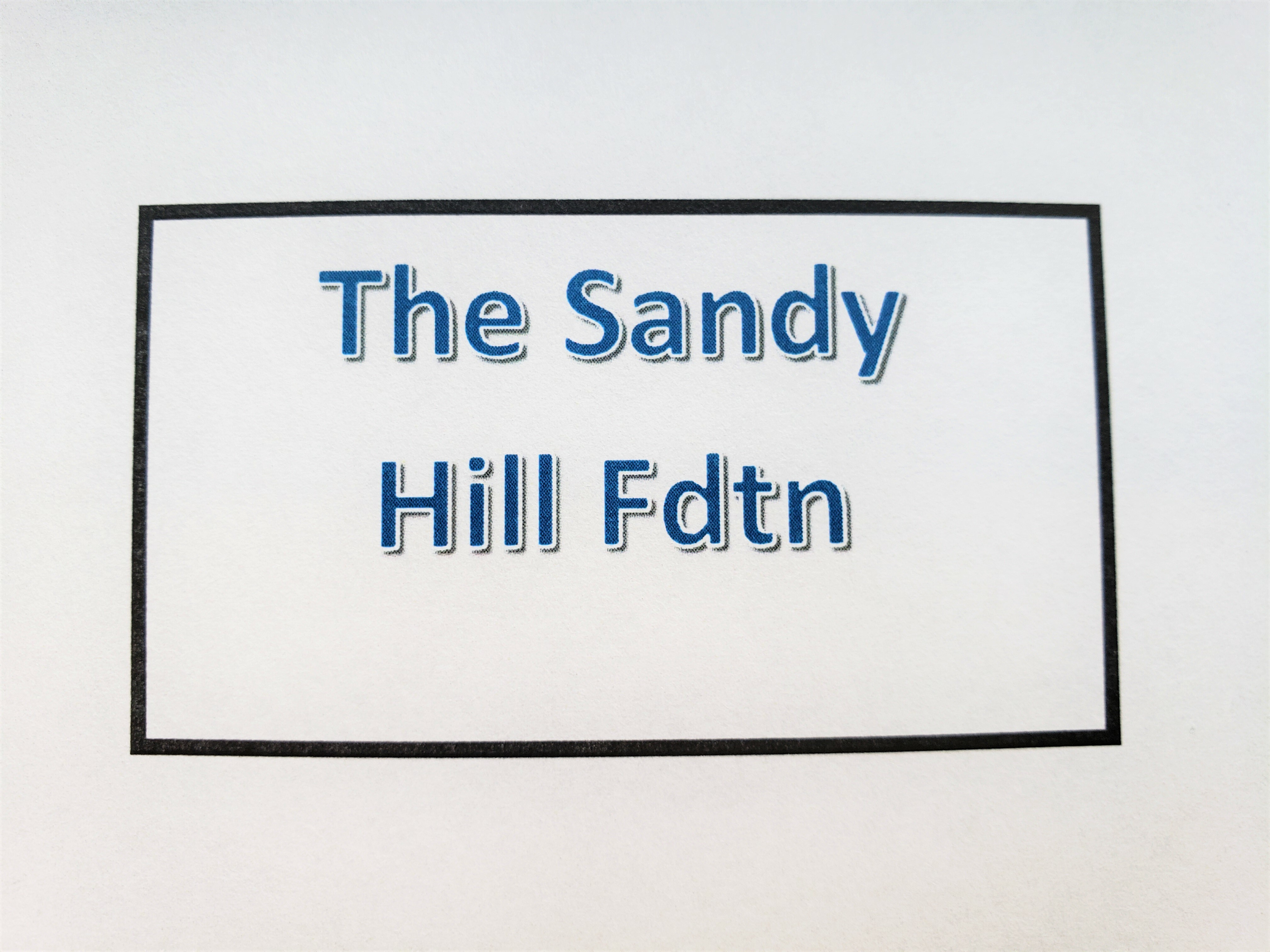 The Sandy Hill Foundation