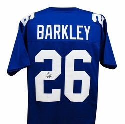 Saquon Barkley Autographed New York Giants Jersey (2018 NFL Offensive Rookie of the Year)
