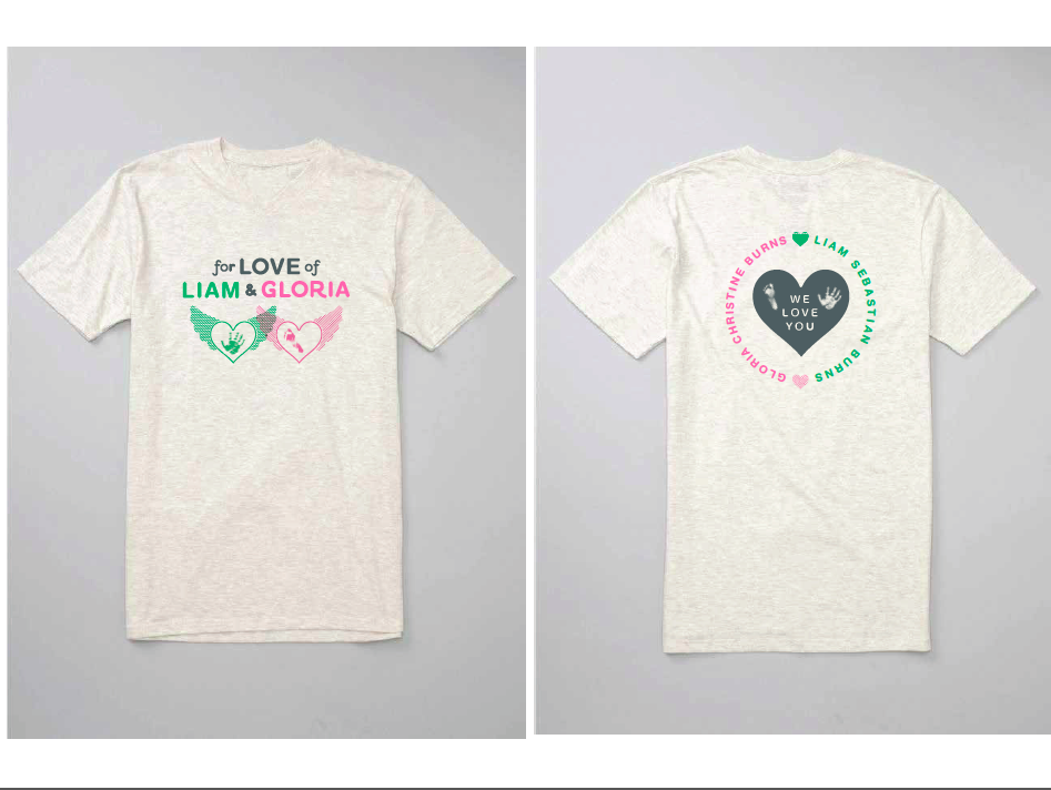 For Love of Liam & Gloria shirts