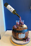 Wine Barrel Cake