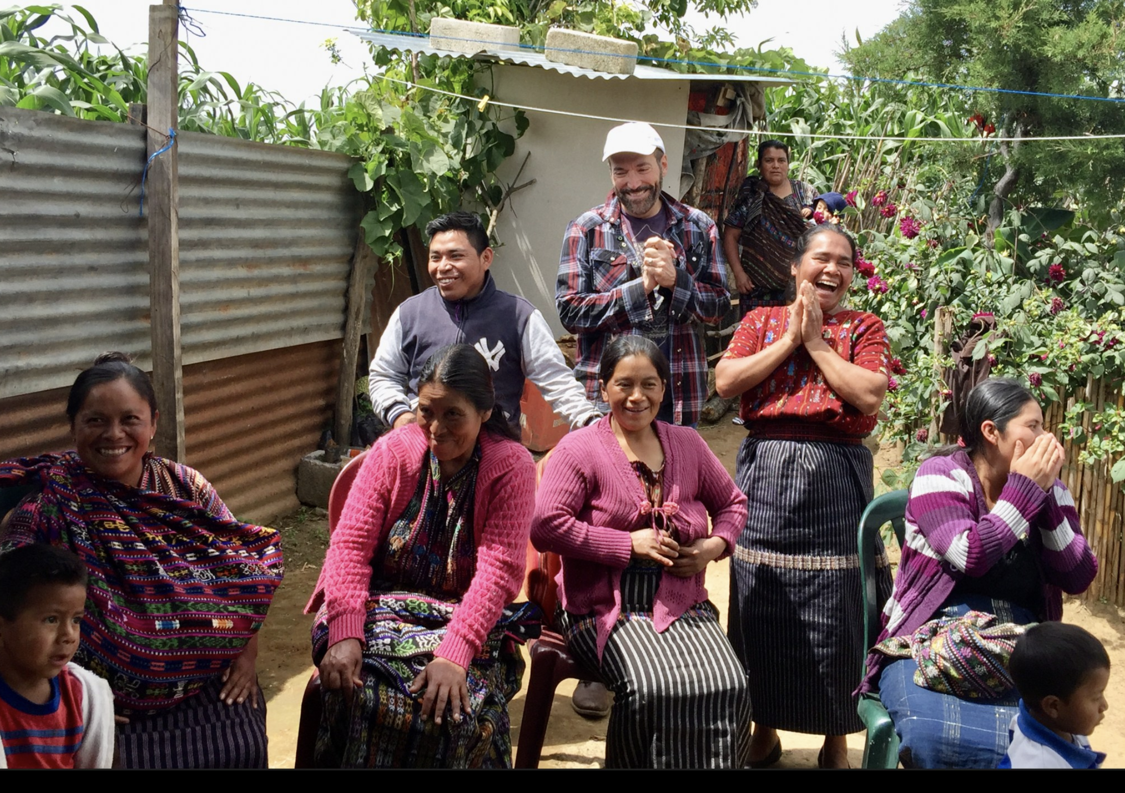 Local village women in Guatemala so happy to be receiving  much-needed water filters!