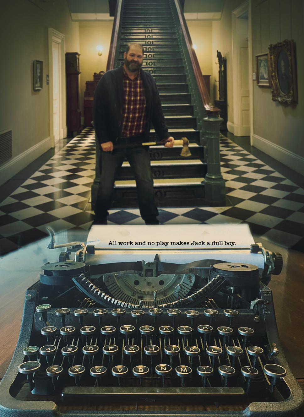 Warren Dockter as Jack Torrance from “The Shining