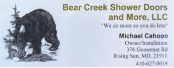 Bear Creek Shower Doors and More, LLC