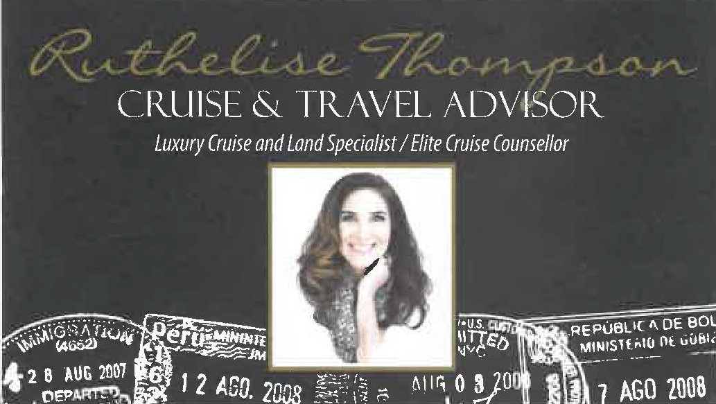 Ruthelise Thompson, ECC (from Cruise Planners)