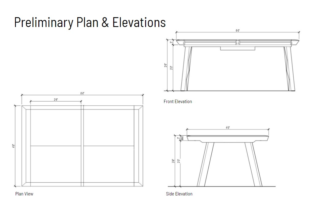 Preliminary Plan and Elevations