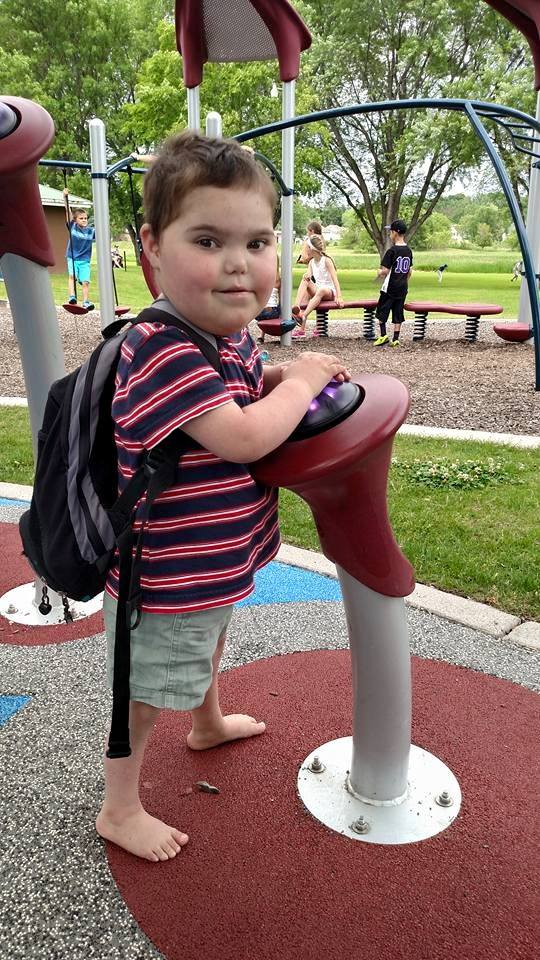 Isaiah at Playground
