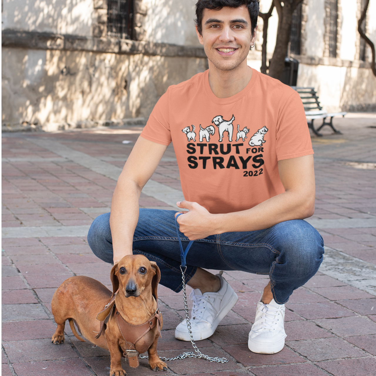 Register to get your Strut for Strays T-Shirt