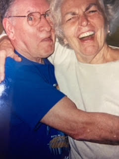 Sue having a laugh at St. John Center