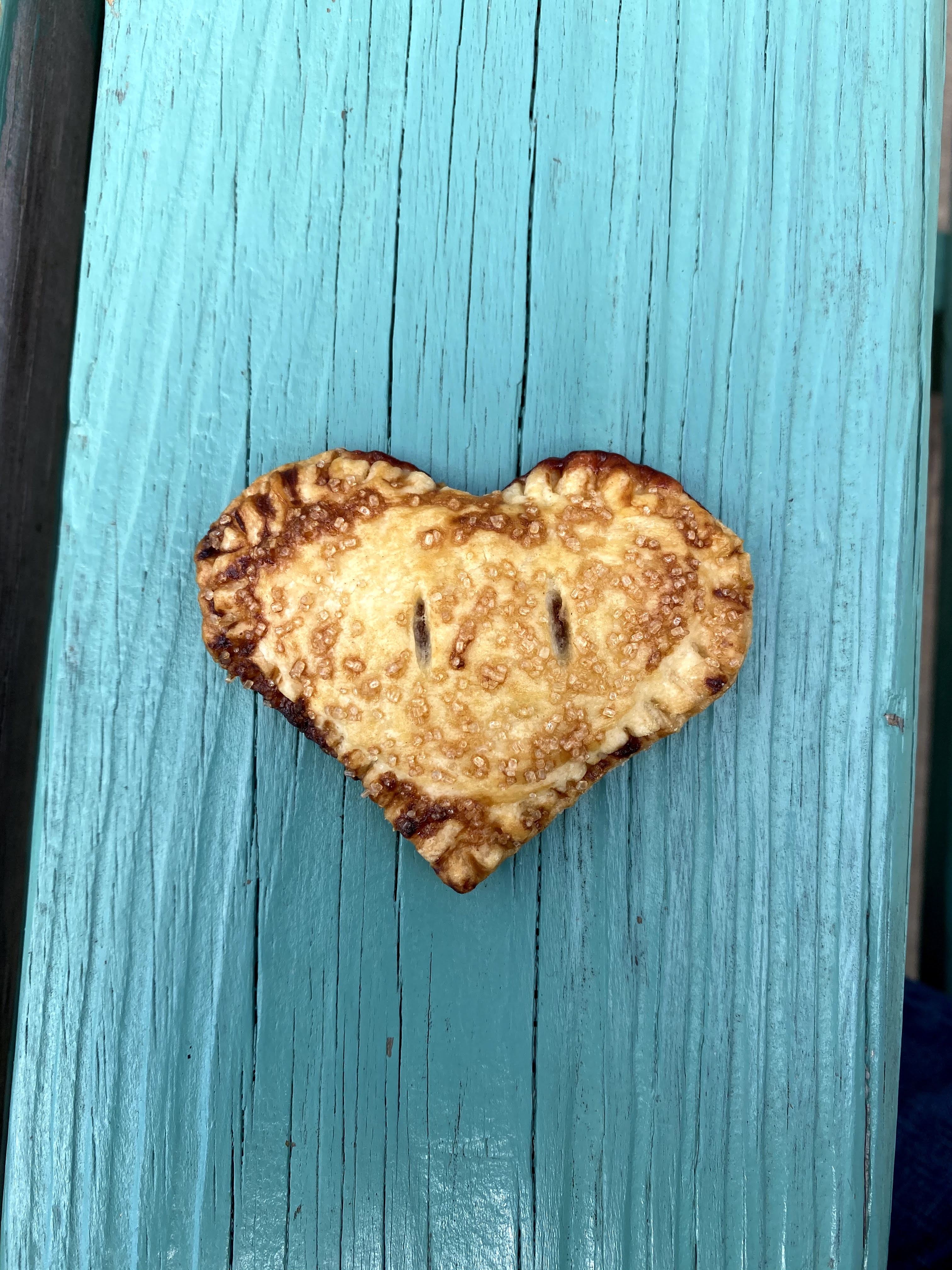 Heart Shaped Strawberry Galette