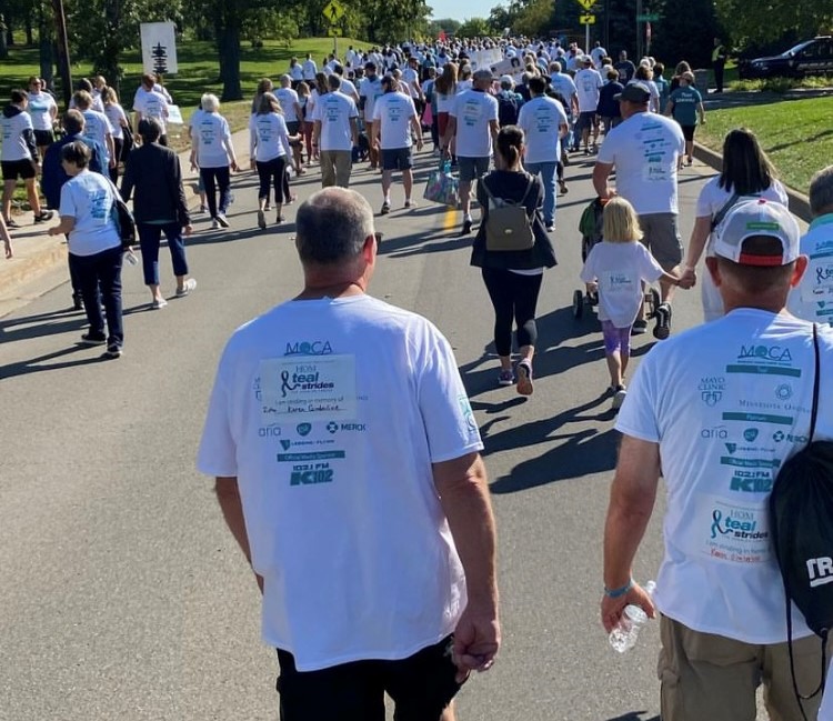 2021 Teal Strides fundraising walk