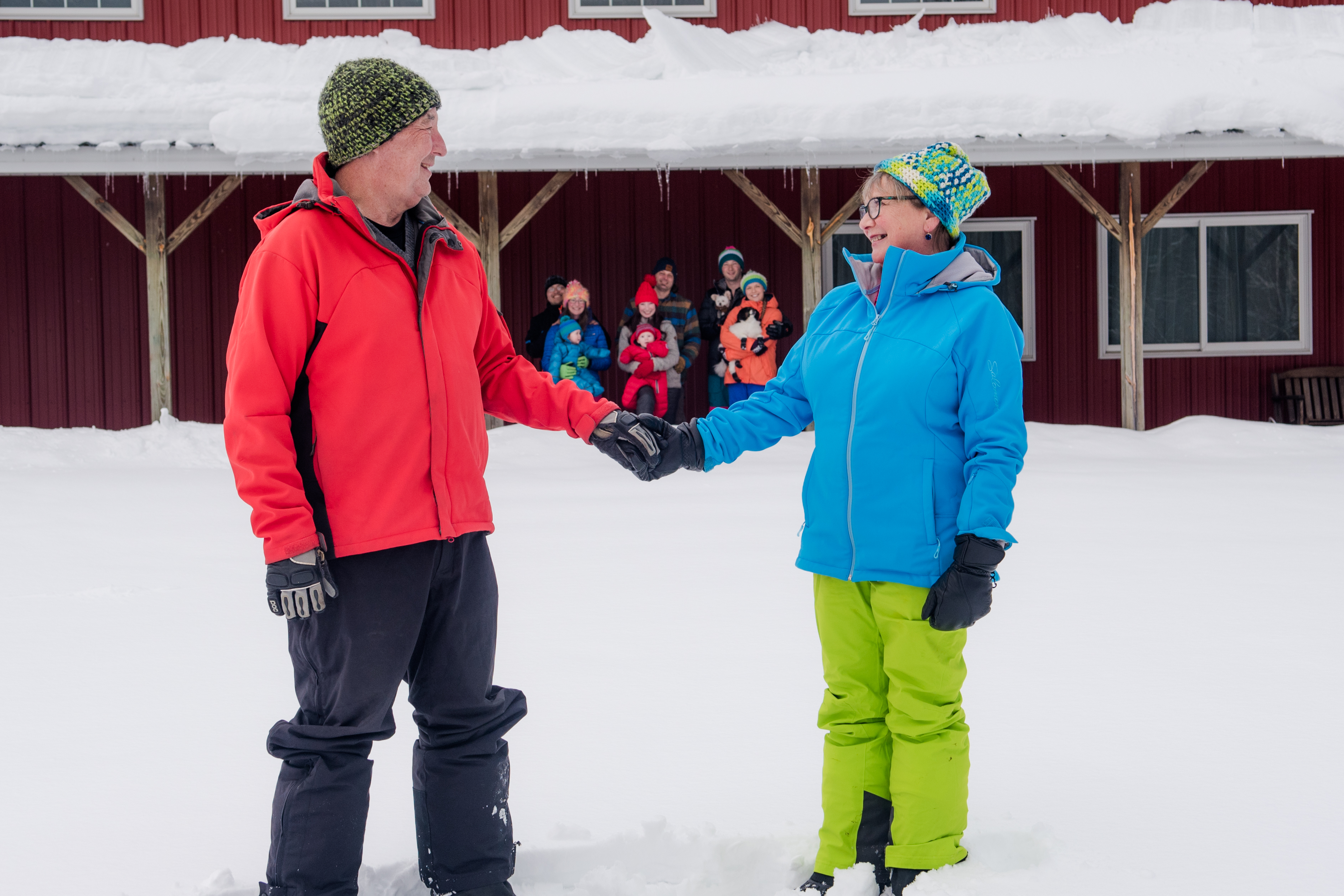 Mark, Jenny, kids, and grandkids