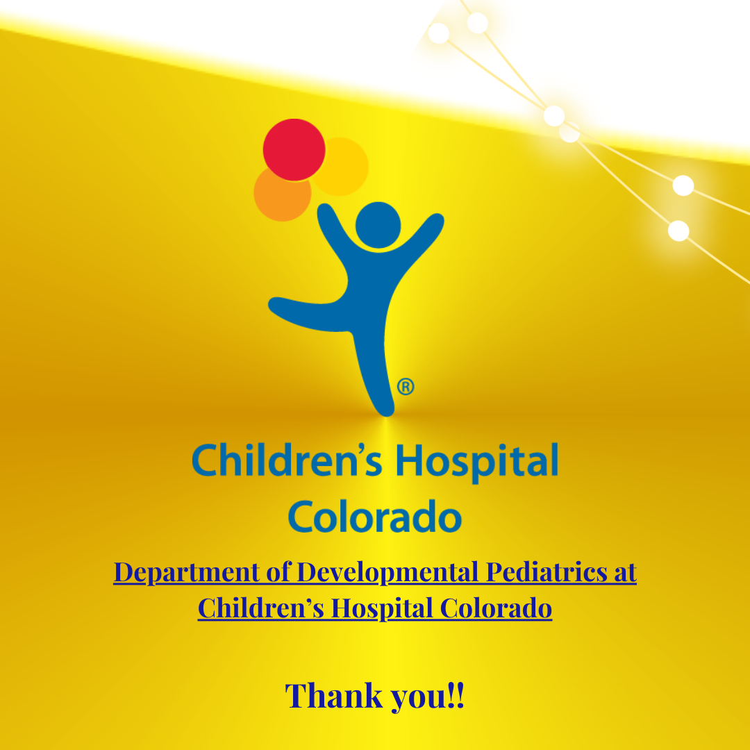 Department of Developmental Pediatrics at Children’s Hospital Colorado