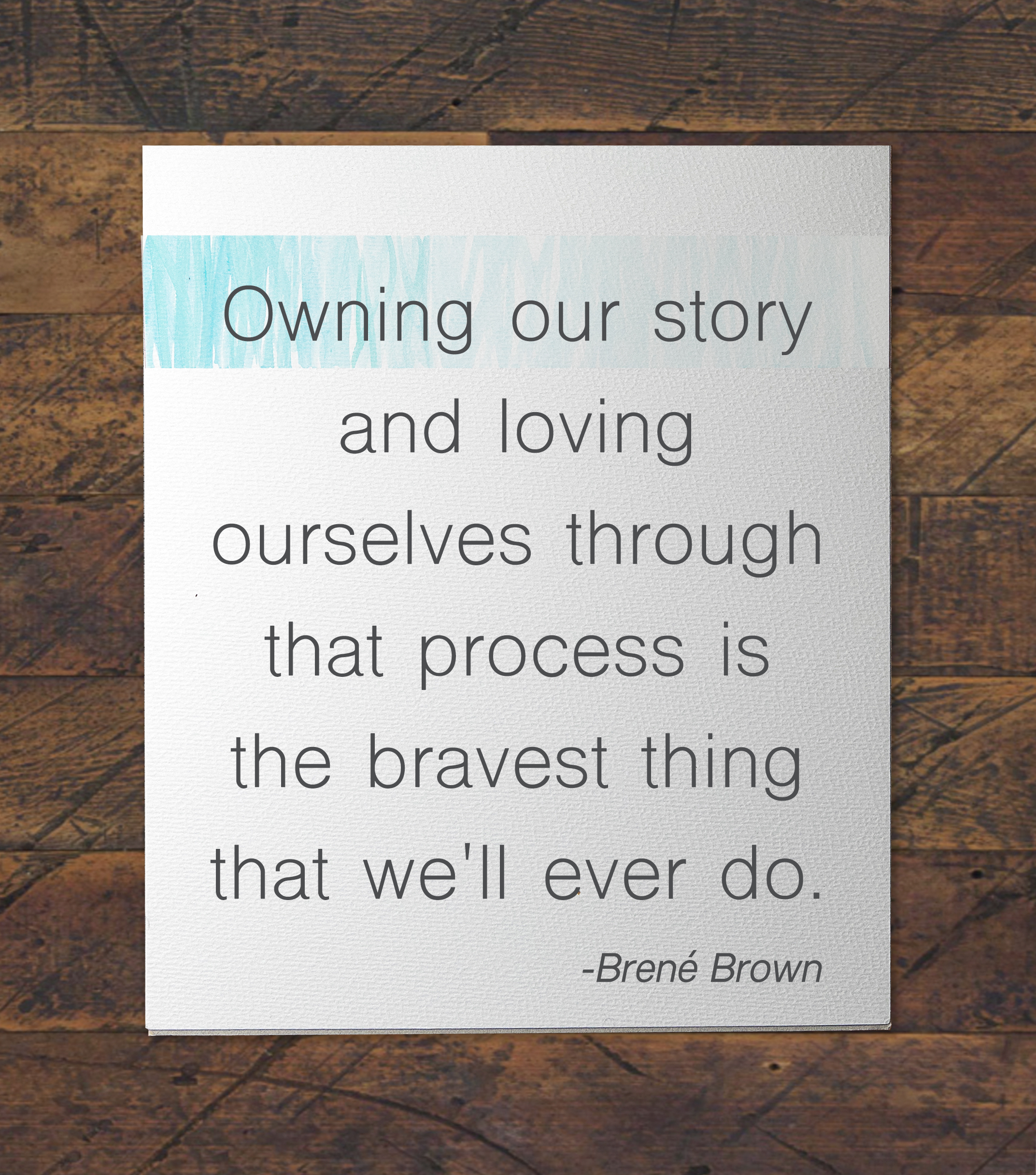 Brené Brown gets it.