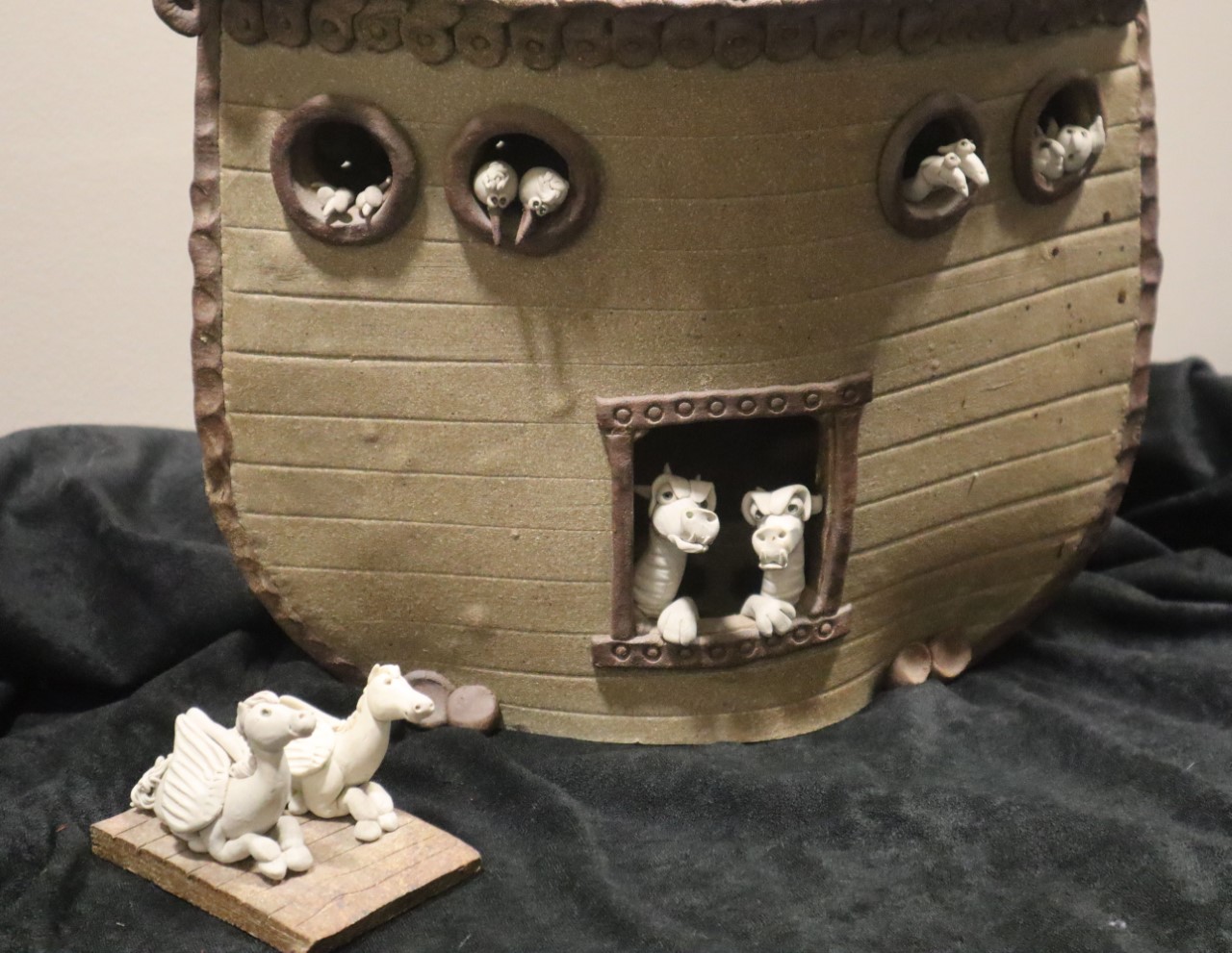 Winged horses and dragons