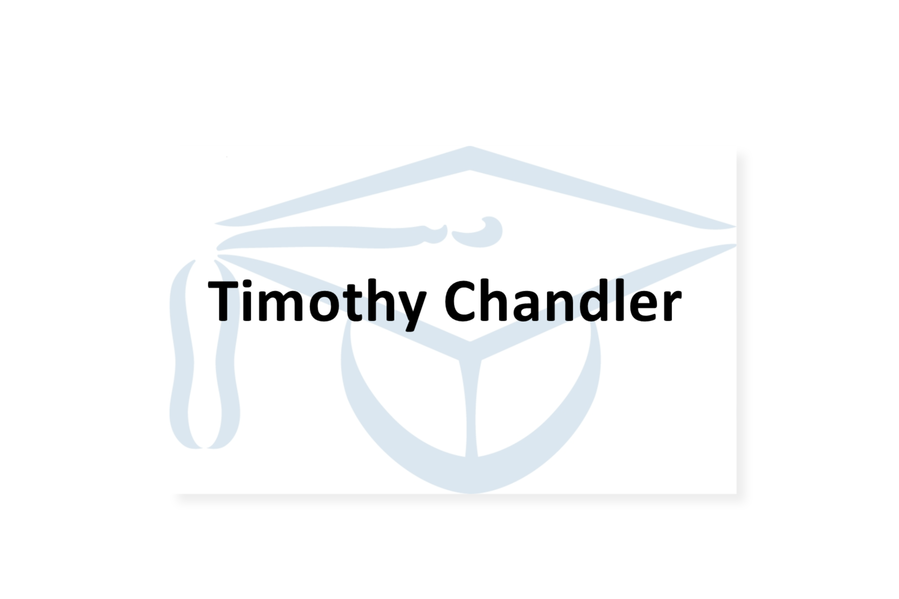 Timothy Chandler