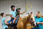 Horse therapy is offered at our Camp Courage location too