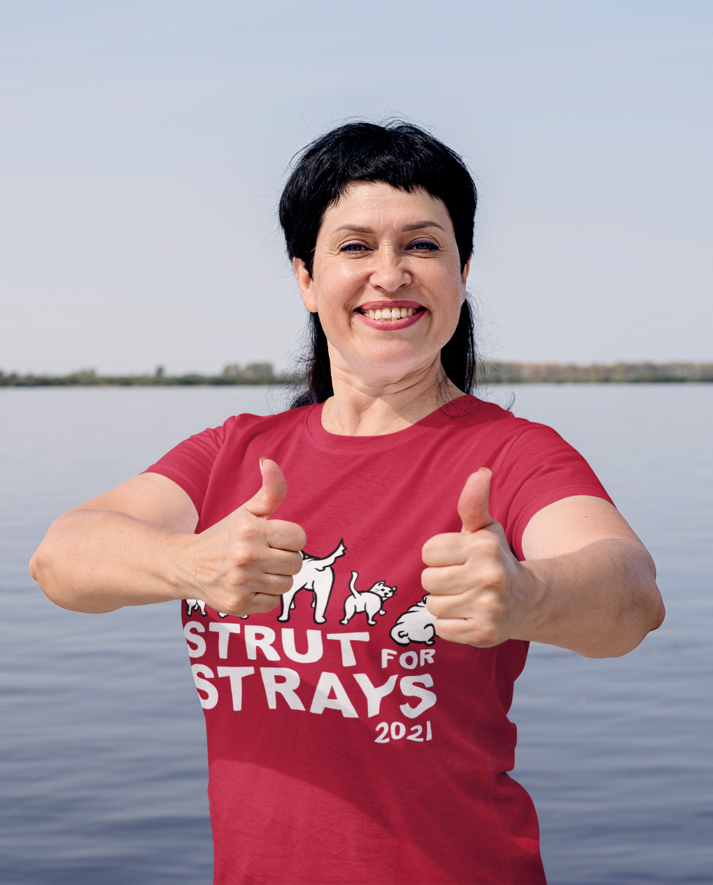 Register to get your Strut for Strays T-Shirt