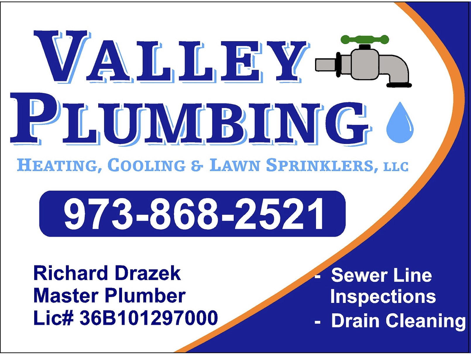 Valley Plumbing, Heating, Cooling and Lawn Sprinklers, LLC.