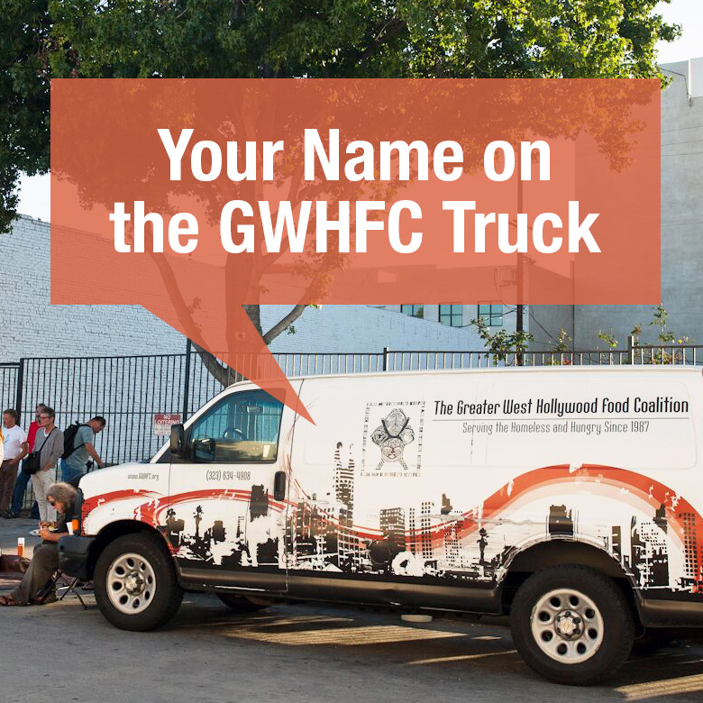 Dedication on GWHFC Van