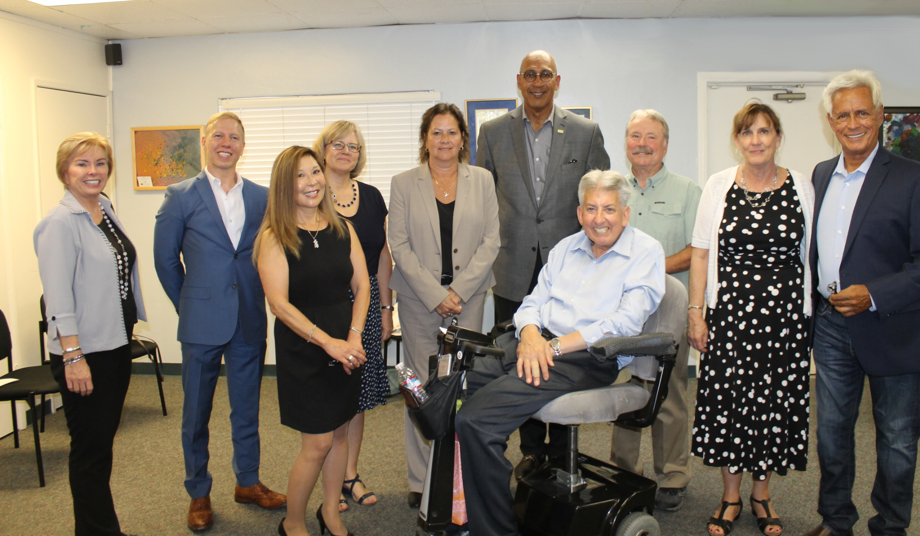 With some of the 18 members of the LA Coalition.  Some of the largest and most influential organizations in Los Angeles.