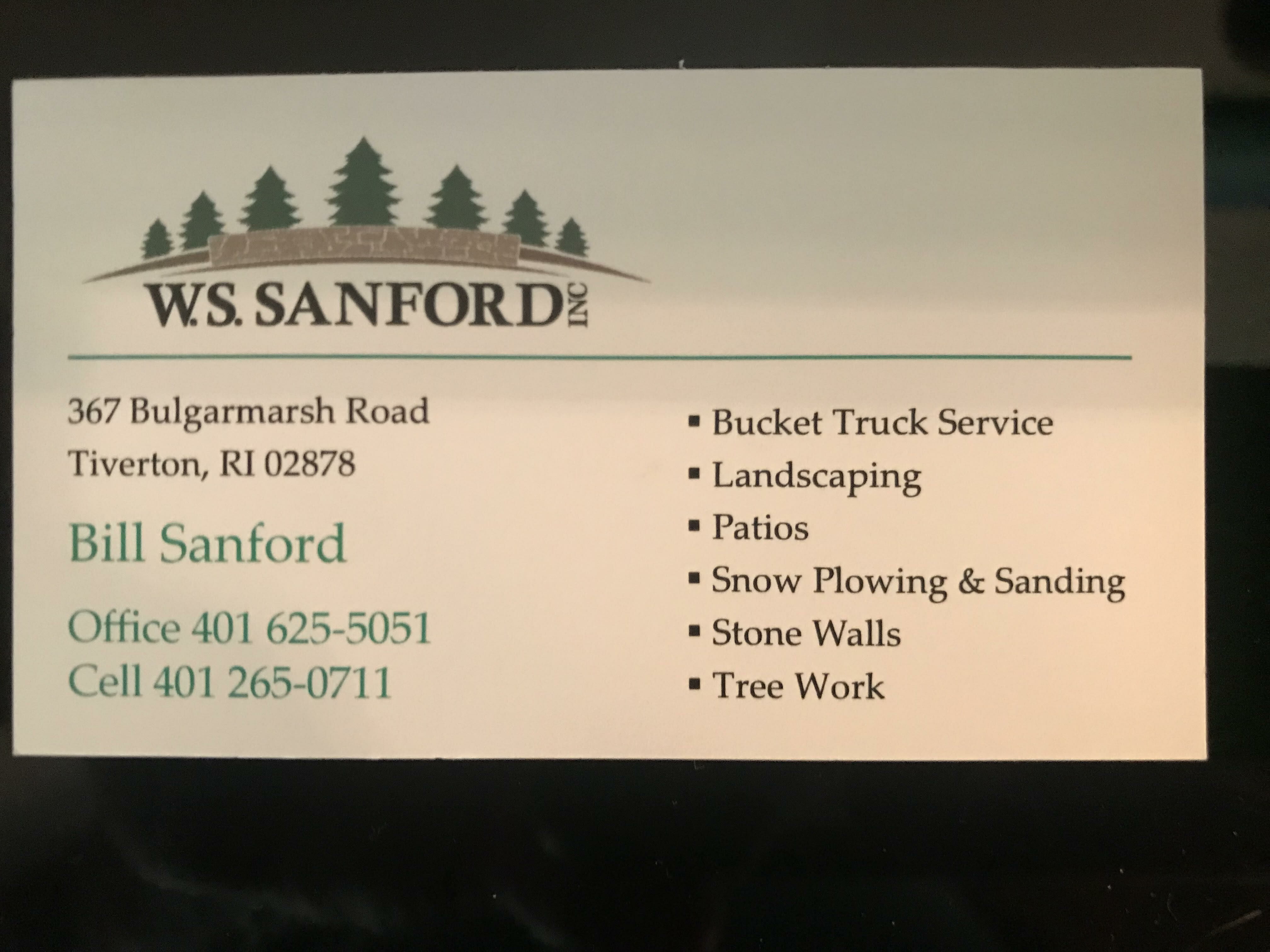 W.S. Sanford Inc