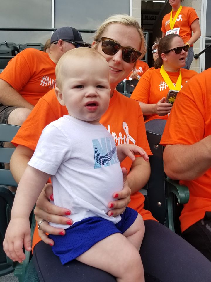 Mary and Baylor (the youngest team member)