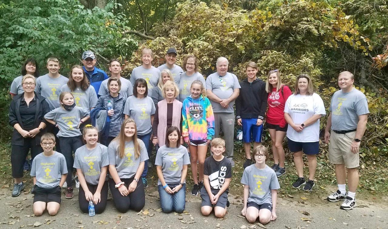 Stephanie's Power of Faith 2020 team