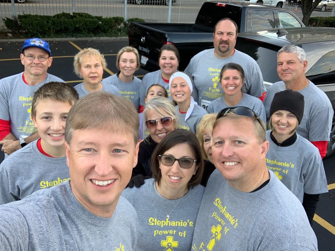 Stephanie's Power of Faith team 2019 Selfie