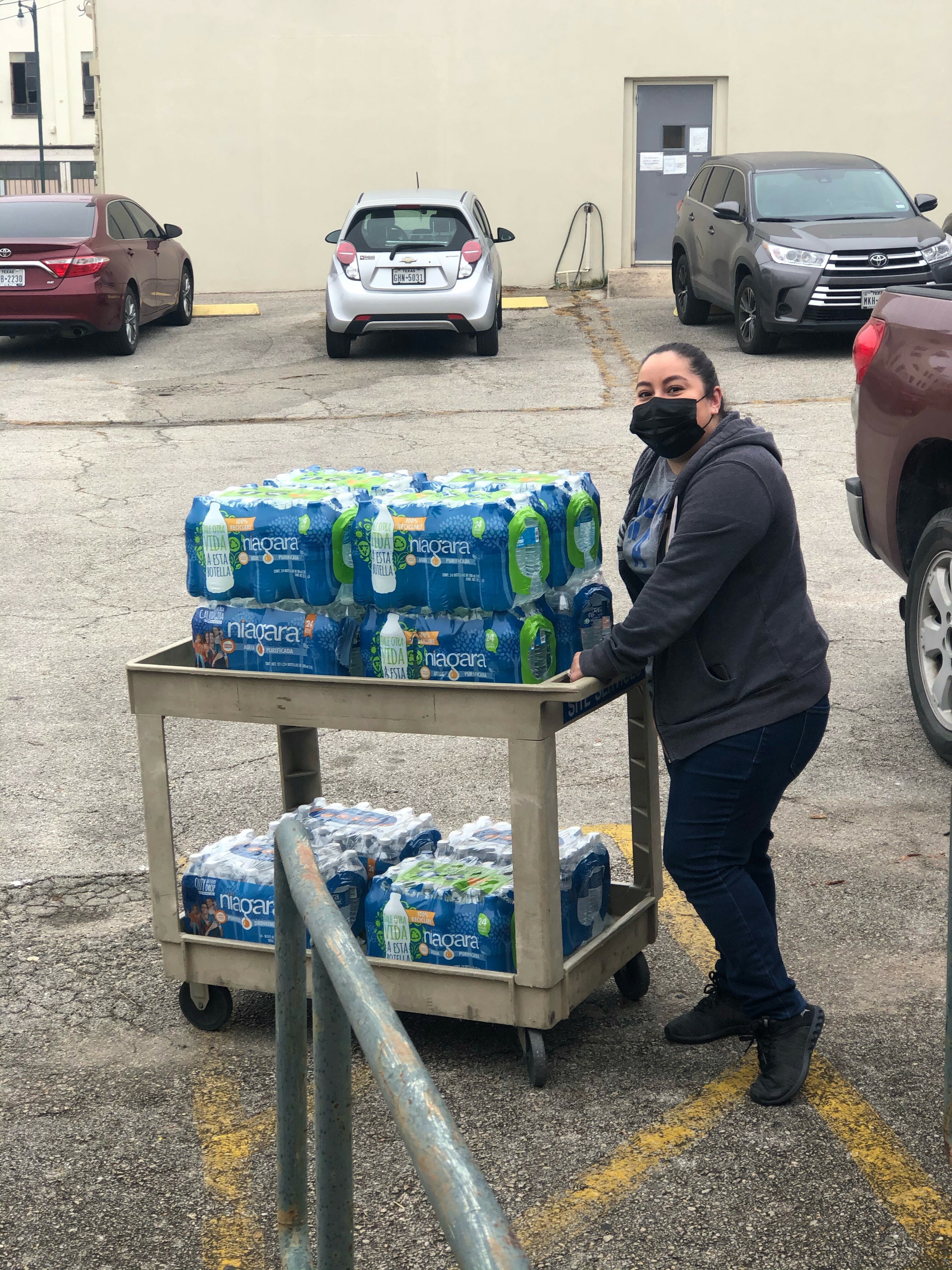 Delivering Water to Families After the Winter Storm