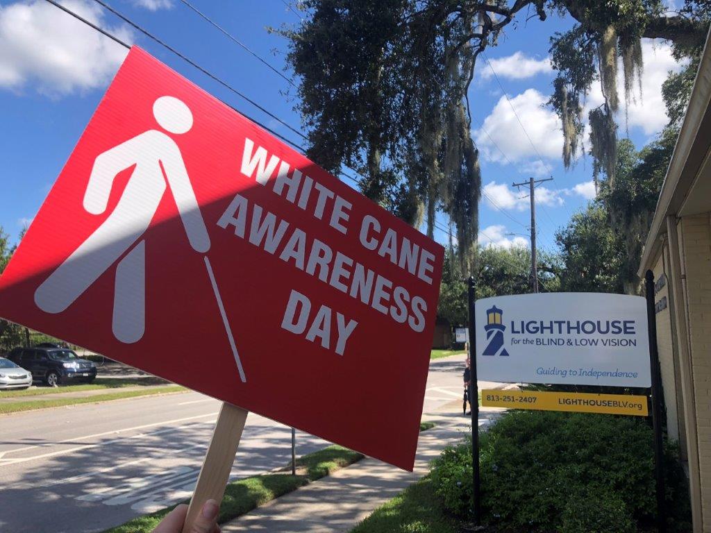 White Cane Awareness Day at Lighthouse for the Blind and Low Vision in Tampa Florida