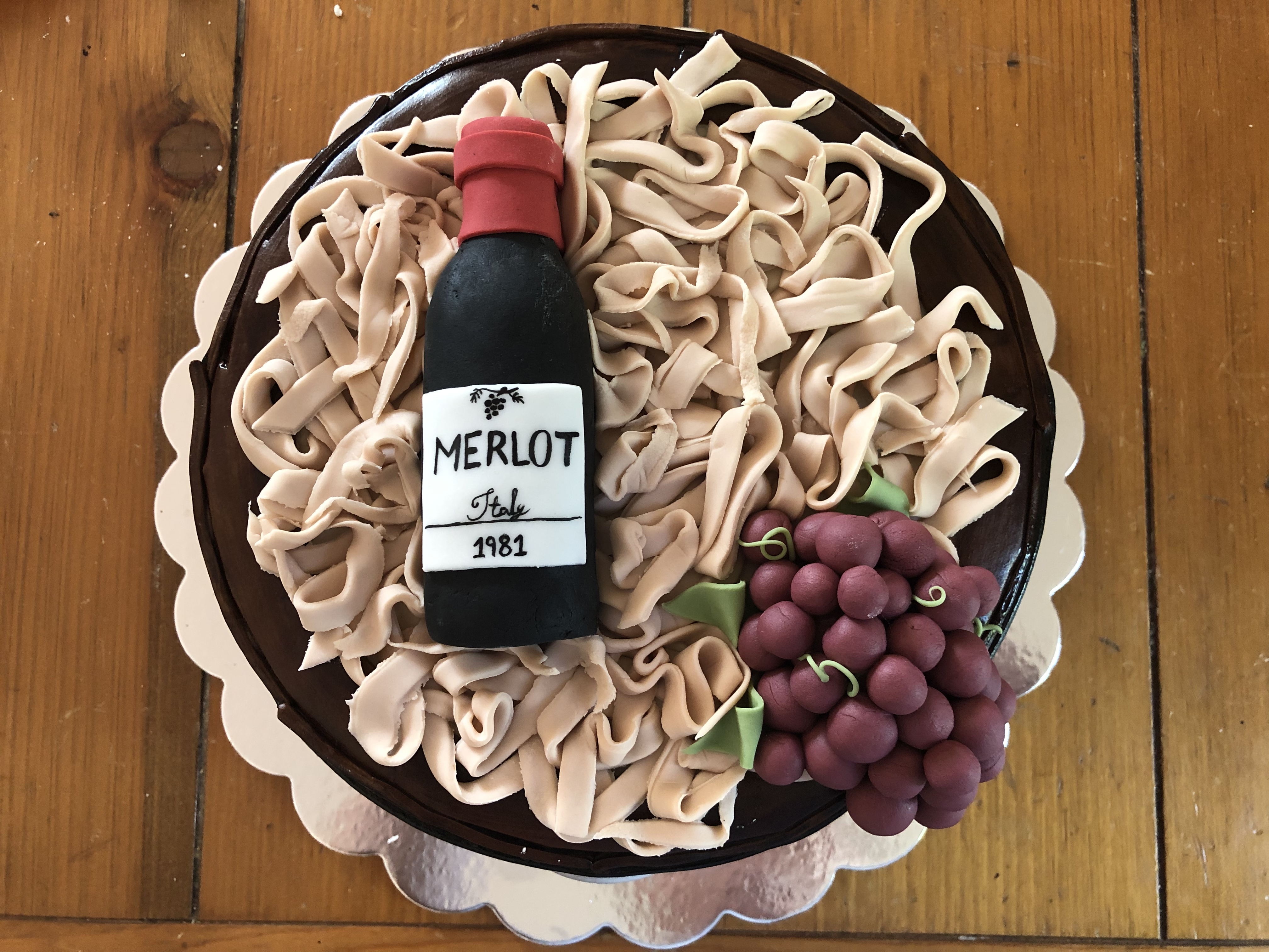 Wine Barrel Cake
