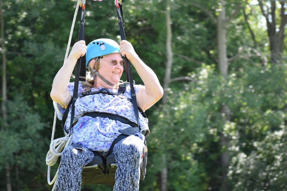 Our award-winning wheelchair accessible zip line